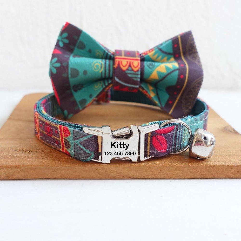 Modern Personalized Cat Collar