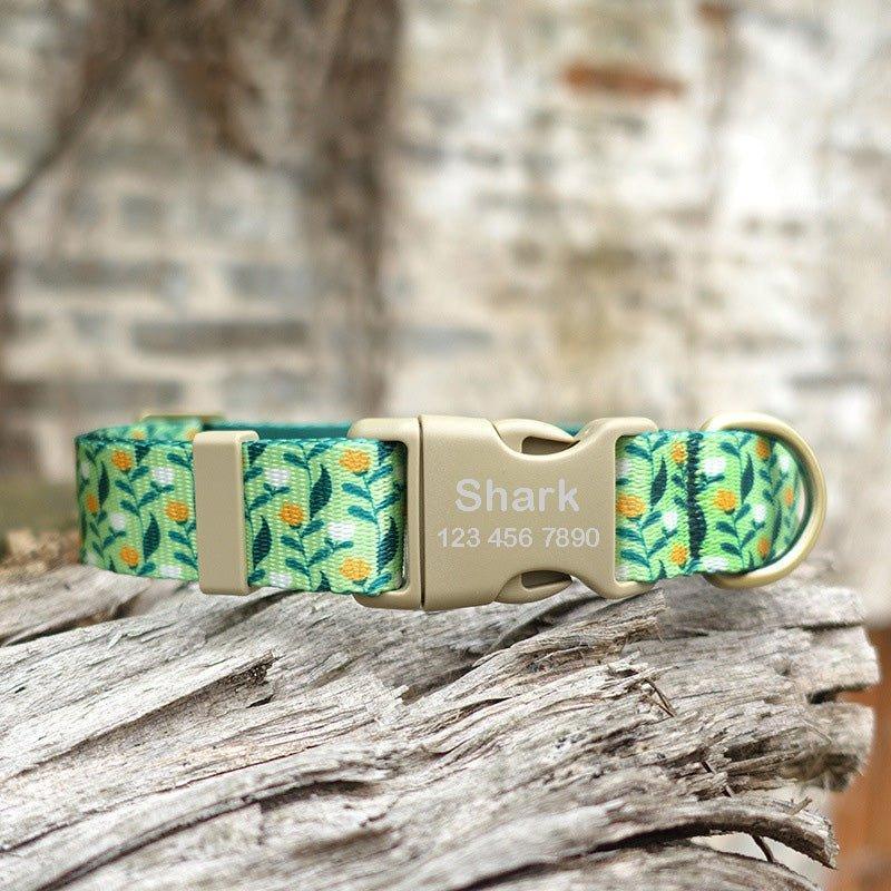 Classic Customizable Dog Collar Set